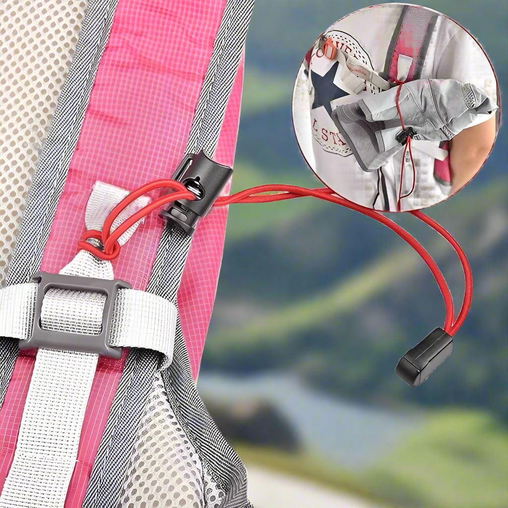 Corde Elastique - HikeGrip™ - Rouge - Nature Évasion