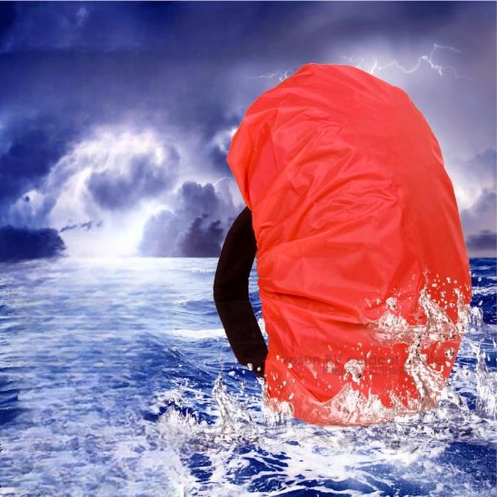 Housse de Pluie Sac à Dos - HoussePluie™ - Rouge - Nature Évasion