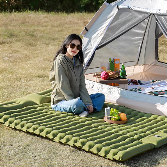 Matelas de camping gonflable et auto gonflable, lit gonflable de camping Matelas de camping gonflable et auto gonflable, lit gonflable de camping