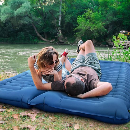 KOMFOTTEU Tapis de Couchage autogonflant pour Camping avec Coussin de KOMFOTTEU Tapis de Couchage autogonflant pour Camping avec Coussin de