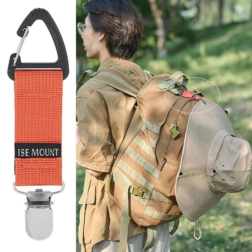 Sangle pour Sac - BackpackClipsMultifunctional™ - Orange - Nature Évasion